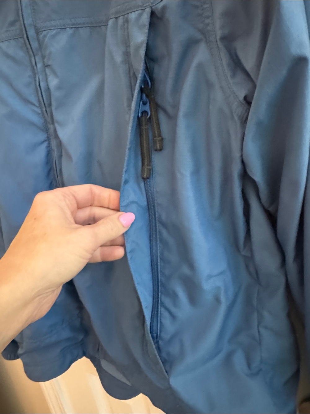 REI Women’s Windbreaker Jacket Blue Size Large - Picture 2 of 7